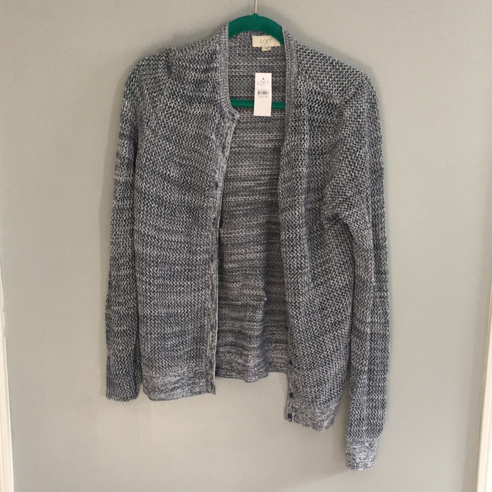 Loft shimmer cardigan size large